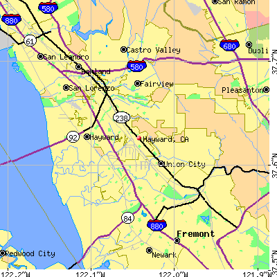 Hayward map