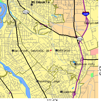 Oatfield map