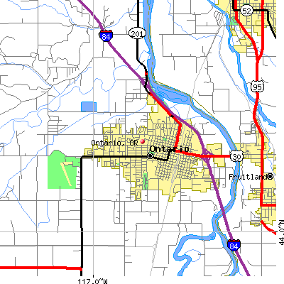 Ontario map
