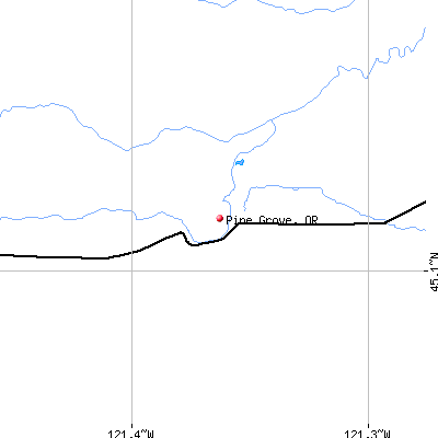 Pine Grove map