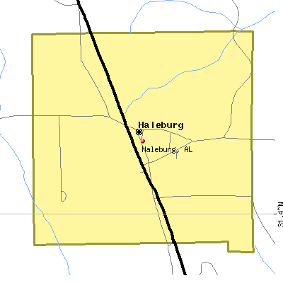 Haleburg map