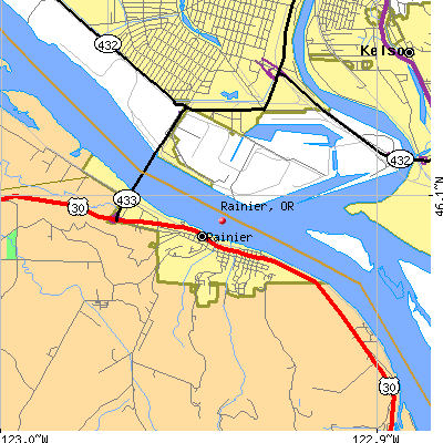 Rainier map