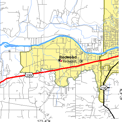 Redwood map