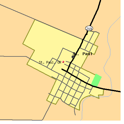 St. Paul map