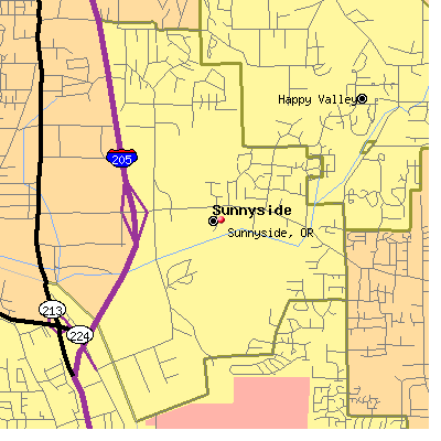 Sunnyside map