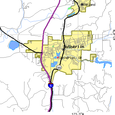 Sutherlin map