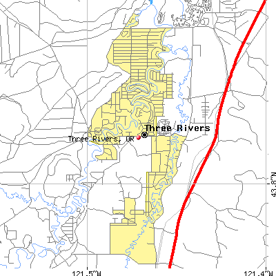 Three Rivers map