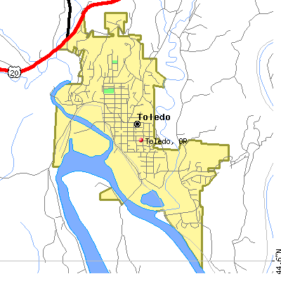 Toledo map