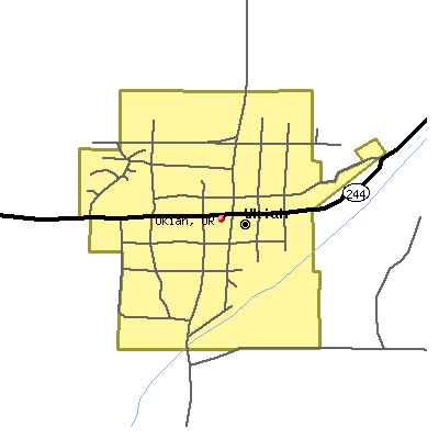 Ukiah map