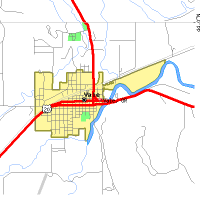 Vale map