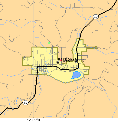 Vernonia map