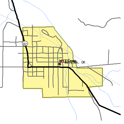 Wallowa map