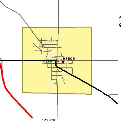 Wasco map