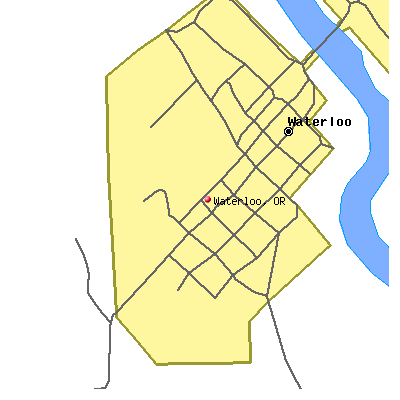 Waterloo map