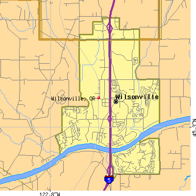 Wilsonville map