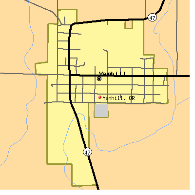 Yamhill map