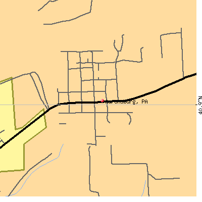 Aaronsburg map