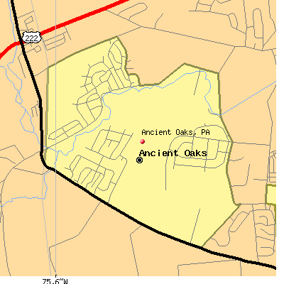 Ancient Oaks map