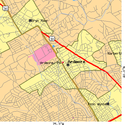 Ardmore map