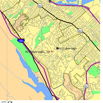 Hillsborough map