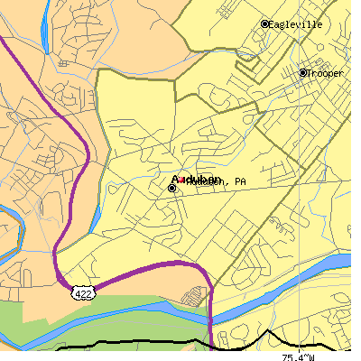 Audubon map