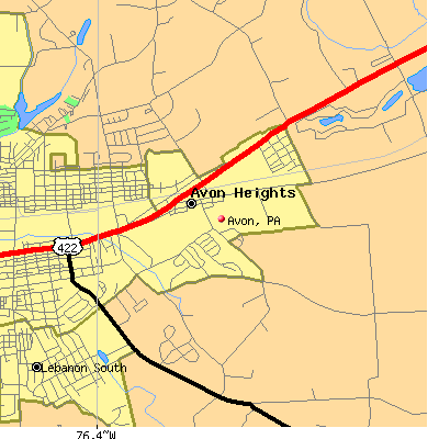 Avon map