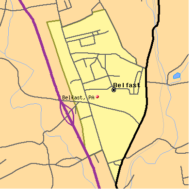 Belfast map