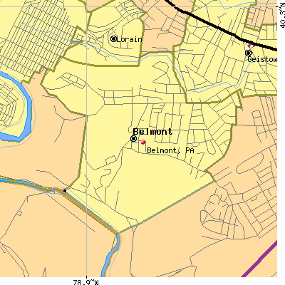 Belmont map