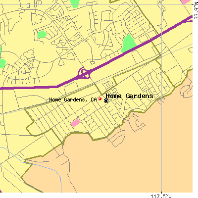 Home Gardens map