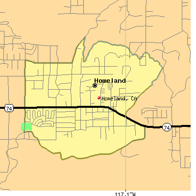 Homeland map