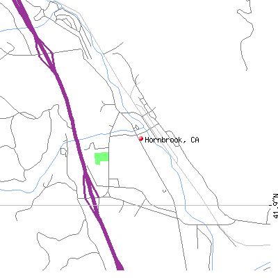 Hornbrook map