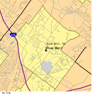 Blue Bell map