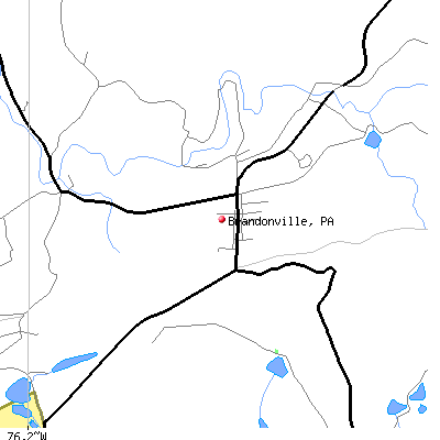 Brandonville map