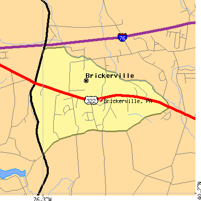 Brickerville map