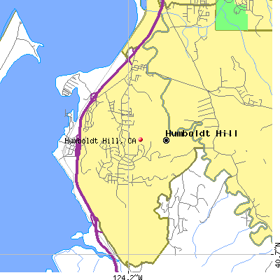 Humboldt Hill map