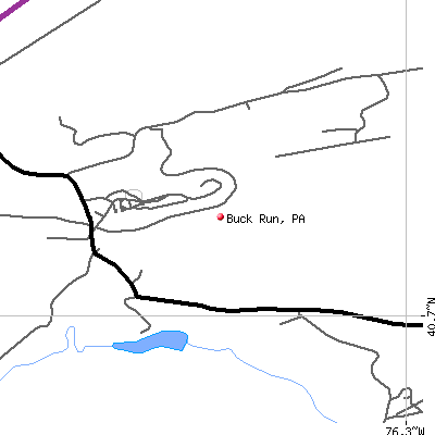 Buck Run map