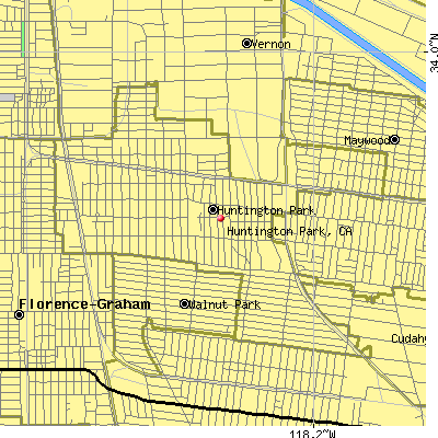 Huntington Park map