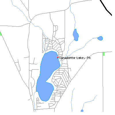 Canadohta Lake map