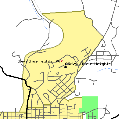 Chevy Chase Heights map
