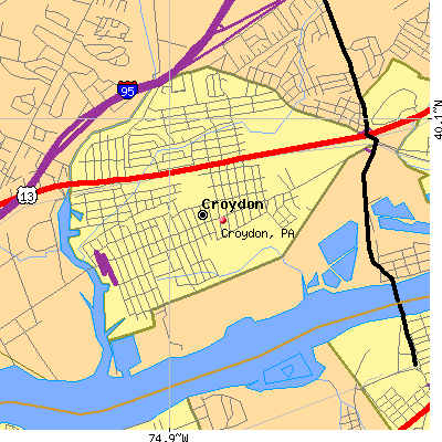 Croydon map