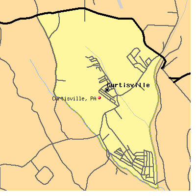Curtisville map