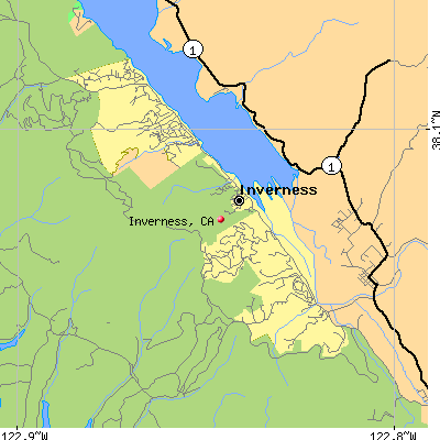 Inverness map