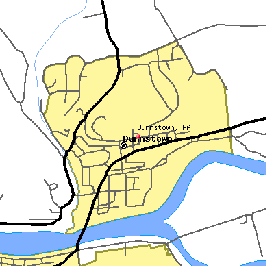 Dunnstown map