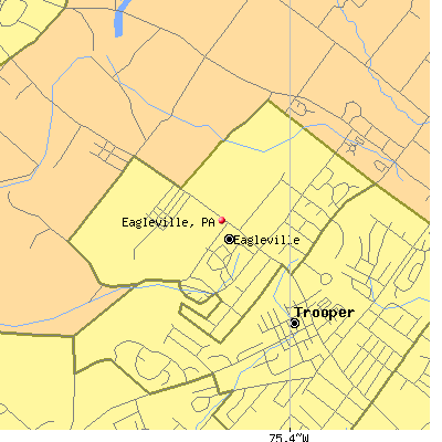 Eagleville map