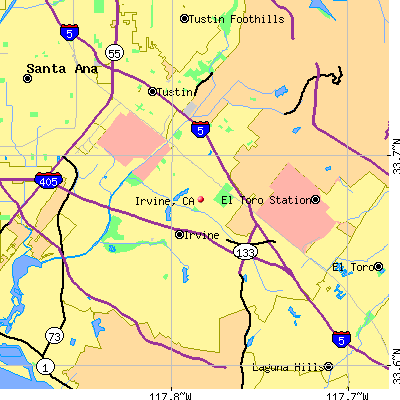 Irvine map
