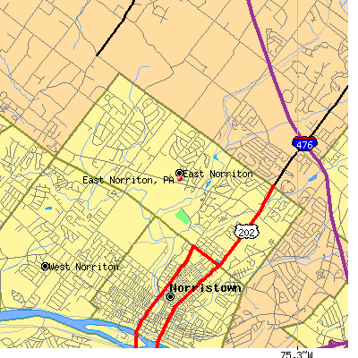 East Norriton map