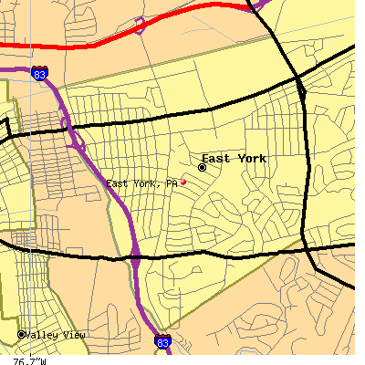 East York map