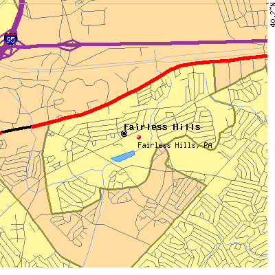 Fairless Hills map