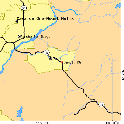 Jamul map