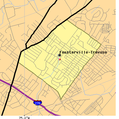 Feasterville-Trevose map